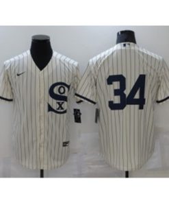 MLB White Sox 34 Michael Kopech 2021 Cream Field Of Dreams Cool Base Men Jersey