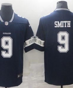 Men's Dallas Cowboys #9 Jaylon Smith Navy Blue Vapor Limited Stitched Jersey