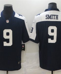 Men's Dallas Cowboys #9 Jaylon Smith Navy Vapor Limited Stitched Jersey