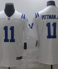 Men's Indianapolis Colts #11 Michael Pittman Jr. White Vapor Untouchable Limited Stitched NFL Jersey