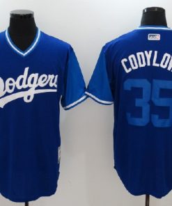 Men's Los Angeles Dodgers #35 Cody Bellinger Cody Love  Weekend Stitched Jersey