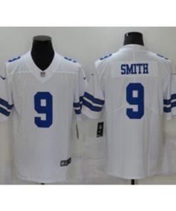 Nike Cowboys 9 Smith White Vapor Untouchable Limited Men Jersey