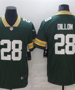 Nike Packers 28 A.J. Dillon Green Vapor Untouchable Limited Jersey