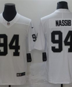 Nike Raiders 94 Carl Nassib White Vapor Untouchable Limited Jersey