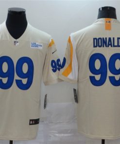 Nike Rams 99 Aaron Donald Bone 2020 New Vapor Untouchable Limited Jersey