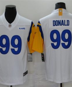 Nike Rams 99 Aaron Donald White Vapor Untouchable Limited Jersey