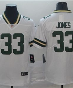 Green Bay Packers 33 Aaron Jones White Vapor Untouchable Limited Jersey