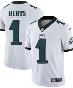 Youth Eagles #1 Jalen Hurts White Vapor Untouchable Limited Stitched NFL Jersey