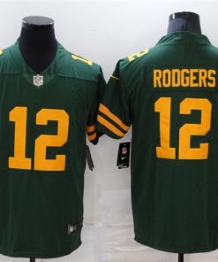 Men's Green Bay Packers #12 Aaron Rodgers 2021 Green Legend Stitched Discount Football Jersey