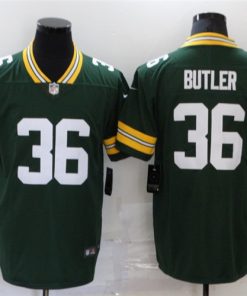 Men's Green Bay Packers #36 Leroy Butler 2021 Green Legend Stitched Football Jersey