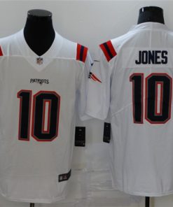 Men's New England Patriots #10 Mac Jones White 2021 Vapor Untouchable Limited Discount NFL Jersey