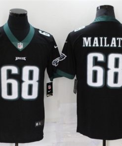 Men's Philadelphia Eagles #68 Jordan Mailata Black Vapor Untouchable Limited Stitched Jersey