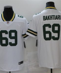 Nike Packers 69 David Bakhtiari White Vapor Untouchable Limited Jersey