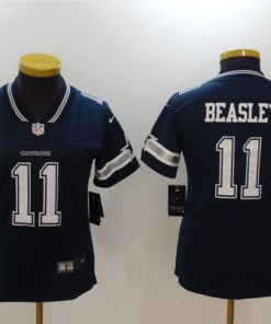 Women's Dallas Cowboys #11 Cole Beasley Navy Blue Vapor Untouchable Limited Stitched NFL Jersey