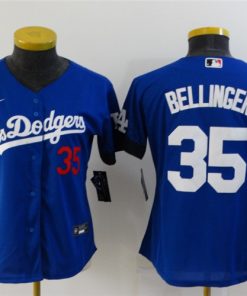 Women Los Angeles Dodgers #35 Cody Bellinger 2021 Royal City Connect Jersey