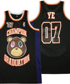 Kanye West Graduation Album Cover Basketball Jersey