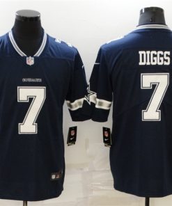 Men's Dallas Cowboys #7 Trevon Diggs 2021 Navy Vapor Limited Stitched Jersey