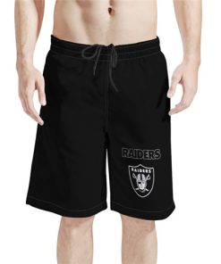 Men's Las Vegas Raiders Black NFL Shorts