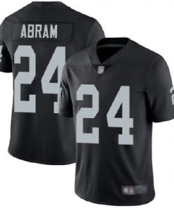 Men’s Oakland Raiders Black #24 Johnathan Abram Vapor Limited Stitched NFL Jersey