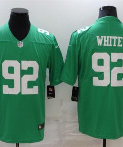 Men's Philadelphia Eagles #92 Reggie White Green Throwback Vapor Untouchable Limited Stitched Football Jersey