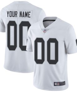 Men's Raiders ACTIVE PLAYER White Vapor Limited Stitched NFL Jersey