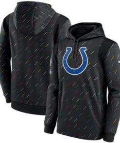 Nike Indianapolis Colts 2021 Charcoal Crucial Catch Therma Pullover Hoodie