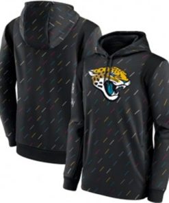 Nike Jacksonville Jaguars 2021 Charcoal Crucial Catch Therma Pullover Hoodie