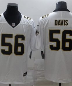 Nike Saints 56 DeMario Davis White Inverted Legend Limited Jersey