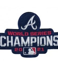 MLB Atlanta Braves 2021 Red World Series Champions Embroidered Patch