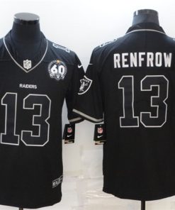 Nike Raiders 13 Hunter Renfrow Shadow 60th Anniversary Vapor Limited Men Jersey