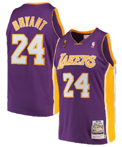 Kobe Bryant Los Angeles Lakers Mitchell & Ness 2008-09 Hardwood Classics Authentic Purple Jersey