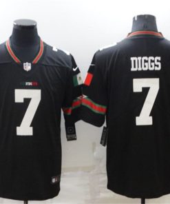 Men's Dallas Cowboys #7 Trevon Diggs Black Mexico Stitched Jersey