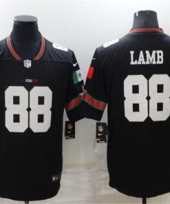 Men's Dallas Cowboys #88 CeeDee Lamb Black Mexico Stitched Jersey