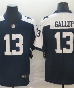Men's Dallas Cowboys #13 Michael Gallup Navy Vapor Untouchable Limited Stitched NFL Jersey