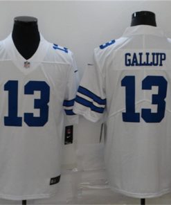Men's Dallas Cowboys #13 Michael Gallup 2019 White Vapor Untouchable Limited Stitched NFL Jersey