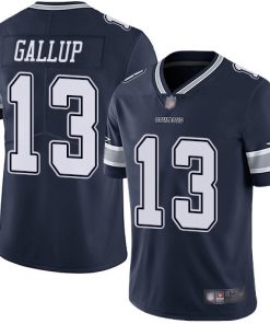 Men's Dallas Cowboys #13 Michael Gallup Navy Vapor Untouchable Limited Stitched NFL Jersey