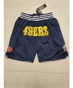 NFL 49ers Navy Just Don Shorts