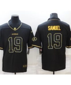 Nike 49ers 19 Deebo Samuel Black Gold Vapor Limited Men Jersey
