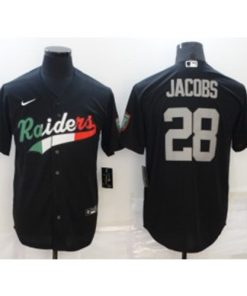 Nike Raiders 28 Josh Jacobs Mexico Vapor Limited Men Jersey
