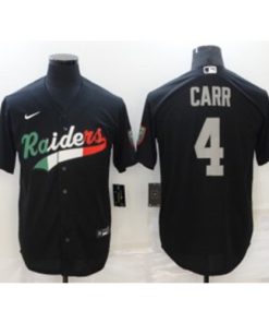 Nike Raiders 4 Carr Black Mexico Vapor Limited Men Jersey