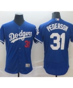 MLB Dodgers 31 Joc Pederson Blue New Flexbase Men Jersey