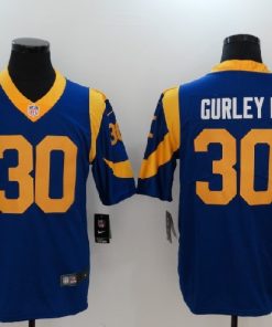 Men's Los Angeles Rams #30 Todd Gurley II Season Vapor Untouchable Limited Stitched NFL Jersey