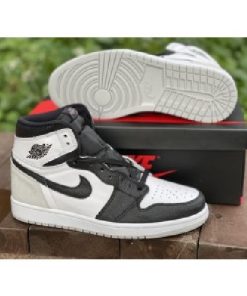 Nike Air Jordan 1 Grey White Shoes