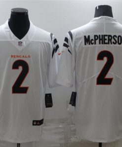 Nike Bengals 2 Evan McPherson White Vapor Untouchable Limited Men Jersey