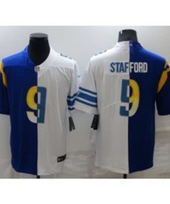 Nike Rams & Lions 9 Matthew Stafford Split Vapor Limited Men Jersey