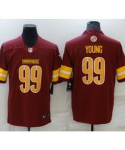 Nike Washington Commanders 99 Chase Young 2022 Burgundy Vapor Limited Men Jersey