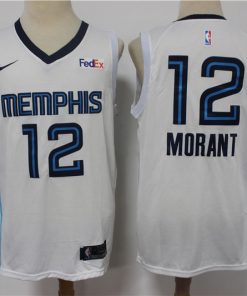 Grizzlies 12 Ja Morant White Nike Swingman Jersey