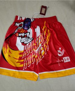 Houston Rockets 75th Anniversary Red Shorts (Run Small)
