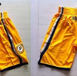 Indiana Pacers Yellow NBA Shorts