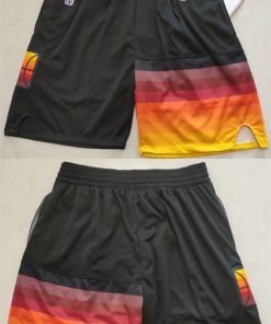 Men' Utah Jazz Black 75th Anniversary Shorts (Run Small)